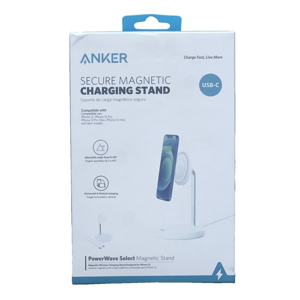 Anker PowerWave Select Magnetic Wireless Charging Stand for iPhone